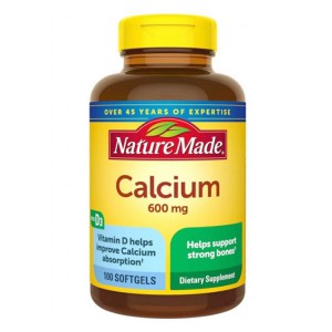 美国NATURE MADE 液體鈣 100粒 600MG