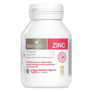 澳洲BIO ISLAND儿童 提高免疫補鋅120片