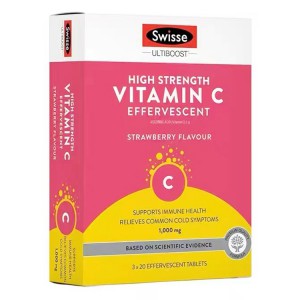 澳洲SWISSE高浓度维生素C泡腾片 60片