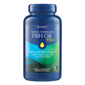 美国 GNC Omega-3 mini鱼油240粒
