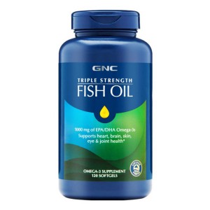 美国 GNC三倍濃縮深海魚油120粒