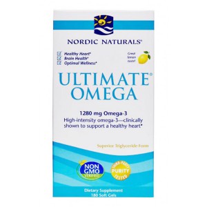 美国 Nordic Naturals 挪威Omega浓缩鱼油180粒