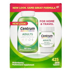 美国Centrum惠氏善存成人维生素家庭装425粒