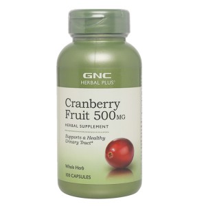 美国GNC 蔓越莓精華酸果蔓500MG 100粒