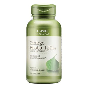 美国GNC 銀杏 120MG 100粒