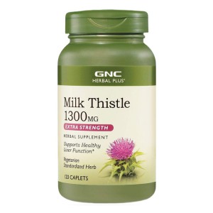 美国GNC奶薊草護肝精華片1300MG 120粒