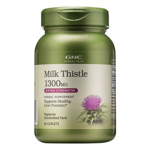 美国GNC奶薊草護肝精華片1300MG60粒