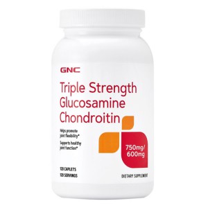 美国GNC氨基葡萄糖750MG 軟骨素600MG 120粒 