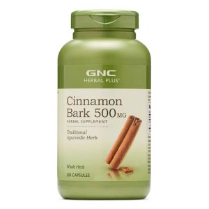 美国GNC肉桂精华胶囊500mg 200粒