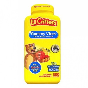 美国LIL CRITTERS小熊复合维生素软糖300粒